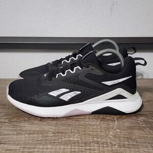 Reebok Nanoflex TR 2.0 Women's Athletic Training Shoes Sneakers Size 8 Black